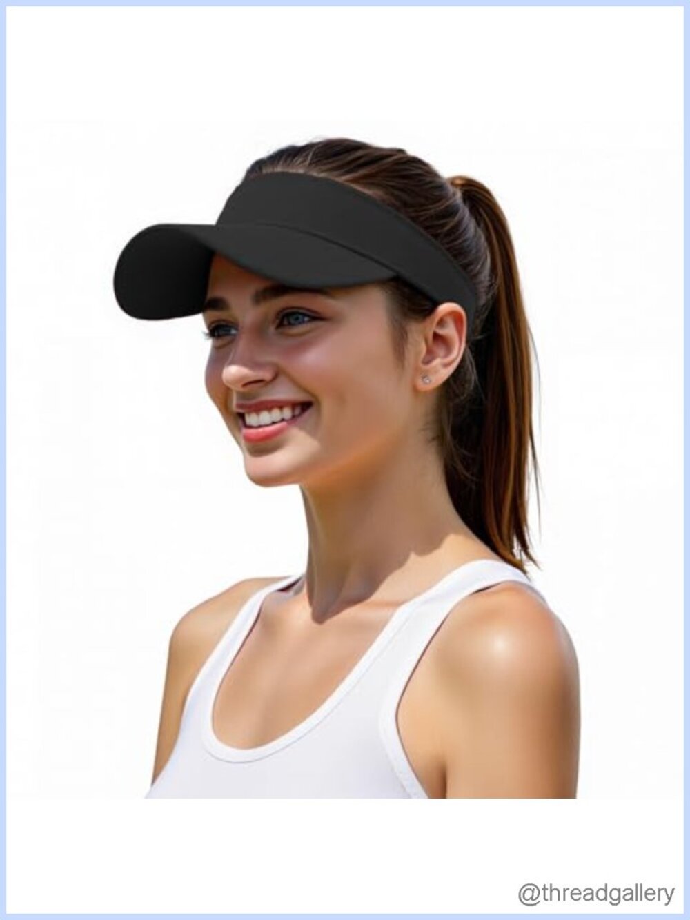 Quick-Dry Sun Visor Hat Open Top Adjustable Golf Tennis